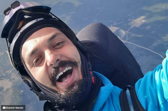 Branimir Mandić preletio od Drvara do Stoca. "Ovo je veliki dan za paragliding scenu u BiH"