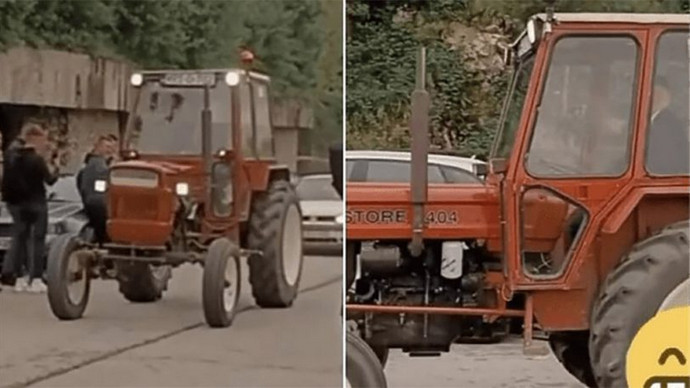 Maturant iz BiH stigao traktorom na maturalnu zabavu
