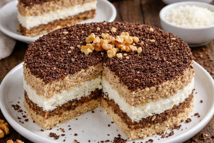 Posna pijesak torta spremna za manje od 30 minuta